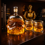 Whiskey Bottle - Bottle and Glasses - Set