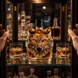 Whiskey Bottle - Wolf Head Version