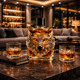 Whiskey Bottle - Wolf Head Version