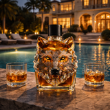 Whiskey Bottle - Wolf Head Version