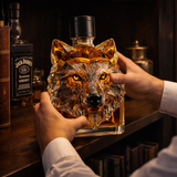 Whiskey Bottle - Wolf Head Version