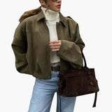 Women’s Jacket with Zipper Closure