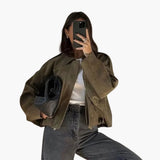 Women’s Jacket with Zipper Closure