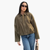 Women’s Jacket with Zipper Closure