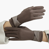 Women’s Winter Gloves with Fleece Lining and Adjustable Strap