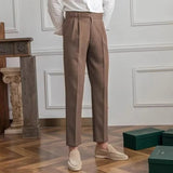 The Savile Pleated Pants for Men