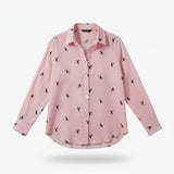 Women’s Blouse with Button Front and Long Sleeves