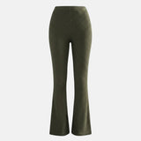 Wide High Waist Knit Pants for Women – Comfortable Lounge Fit