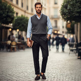 The Monaco Tailored Trousers – Men’s High Waisted Pleated Pants