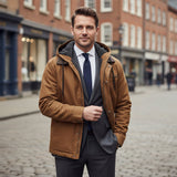 The Westwood Men’s Winter Warm Fleece Lined Hooded Jacket