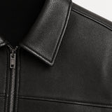 The Chianti Men’s Classic Zip Biker Leather Jacket