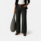 Women's Cotton Denim Jeans Wide Leg