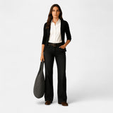 Women's Cotton Denim Jeans Wide Leg