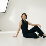 Sleeveless Jumpsuit for Women - Elegant & Versatile